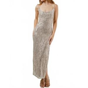 NEW FORE COLLECTION francis maxi dress in champagne